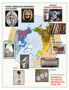 Arctic indigenous arts map